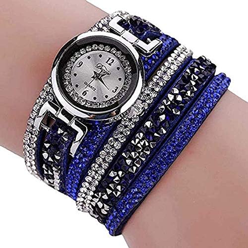 FAVOT 2019 New Women's Quartz Watch Digital Silver Small Dial Bohemian Style Diamond Multilayer Wrap Bracelet Watch Beach Dress Accessories