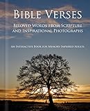 Hardcover Bible Verses - Alzheimer's / Dementia / Memory Loss Activity Book for Patients and Caregivers [Large Print] Book