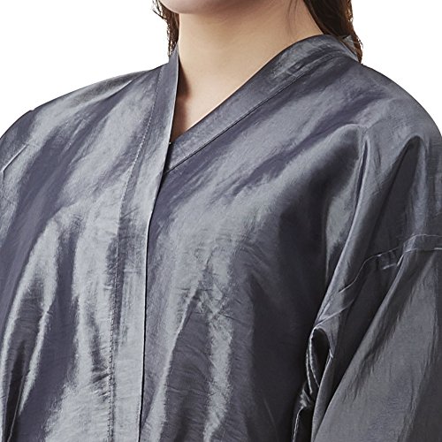 Salon Professional Hairdressing Kimono , ColorfulifeÂ® Gradient Color Hair Clothing Haircut Overalls Beauty SPA Wash Hair Treatment Barber Guest Gown Bathrobe Wai Cloth Night-gown A003 (Grey)
