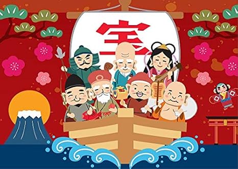 Amazon Co Jp A3 七福神のダイヤモンドアート Kic 3 109 全面貼り付け 297mm 4mm 四角型 Square ビーズアート 手芸キット ホーム キッチン