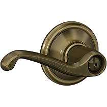 Schlage F40 V FLA 609 Flair Door Lever, Bed & Bath Privacy Lock 