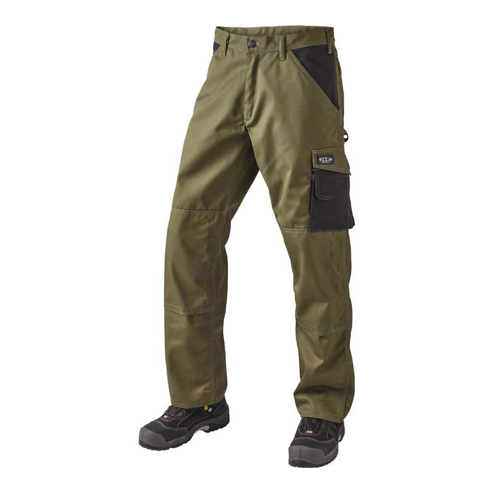 J.A.K. 920635B112 Series 9206 65% Polyester/35% Cotton Trousers for Men, Army/Black, 62 L (44/35) Size