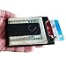 idclipz Slim Carbon Fiber Money Clip Wallet - Magnetic with a Secure Travel RFID Credit Card Holder,Black,One Size