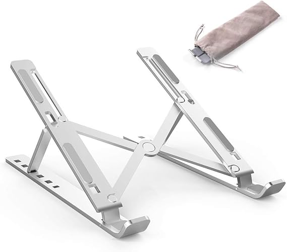 WER Laptop Stand Adjustable Light Foldable Portable Ventilated