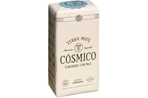CÓSMICO Yerba Mate COSMICO, Premium Loose Leaf Argentine Tea, 1.1 lb (500g), Gluten-Free, Large Leaf Low Dust Brew, Clean Energy