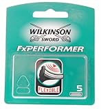 Wilkinson Sword FxPerformer, 5 Count Refill Blades (Comparable to Schick Tracer & TracerFx) Pack of 2