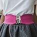 Hip Hop 50's Shop 1950s Style 3” Wide Elastic Cinch Belt for Women Junior and Plus Sizes Handmade in the USA (Hot Pink XL/2X)