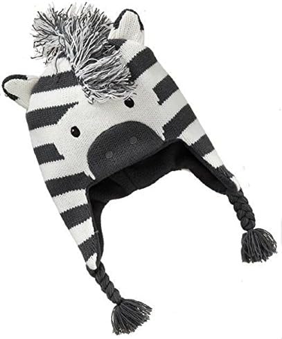 Baby Kids Warm Winter Hat Cute Animal Crochet Earflap Hood Caps