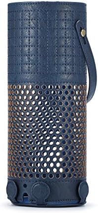 Echo Case Protective Cover for Amazon Echo, Premium PU Leather Echo Carrying Case Stand Cover with Holding Strap for Amazon Echo(Plus) (style-4)
