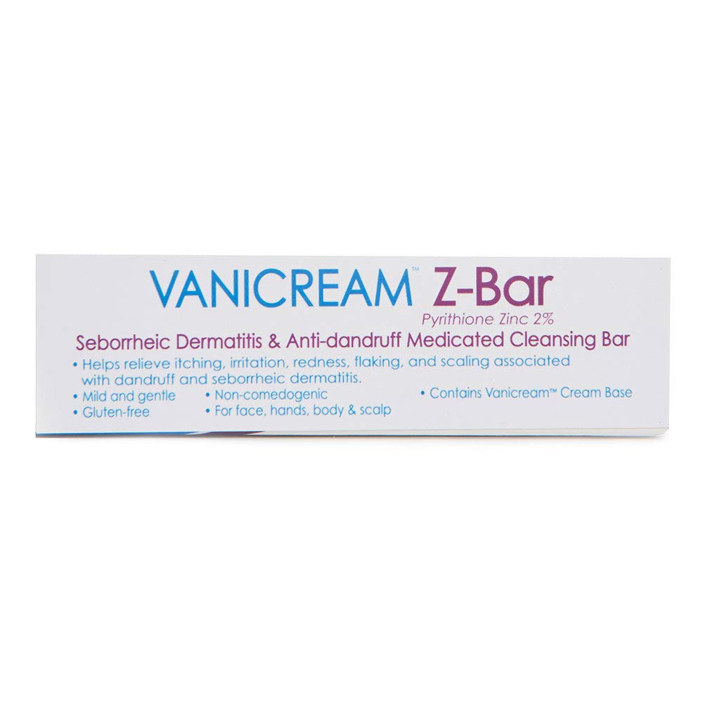VANICREAM Z-Bar Medicated Cleansing Bar, 3.36 Oz (Pack of 2): Beauty