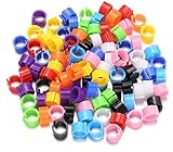 100X Chicken Hen Pigeon Leg Poultry Dove Bird Chicks Duck Parrot Clip Rings Band