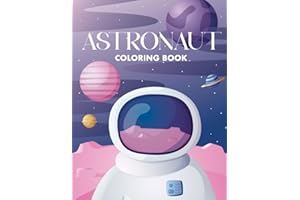 Astronaut coloring book for kids: Astronaut Mia
