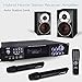 Pyle 4 Channel Home Audio Power Amplifier – 3000 Watt Stereo Receiver w/ Speaker Selector, AM FM Radio, USB, Headphone, 2 Wireless Mics for Karaoke, Home Entertainment System – PWMA3003T (Renewed)thumb 4