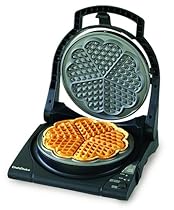 Chef's Choice 840 WafflePro Express Waffle Maker, Traditional Five of Hearts