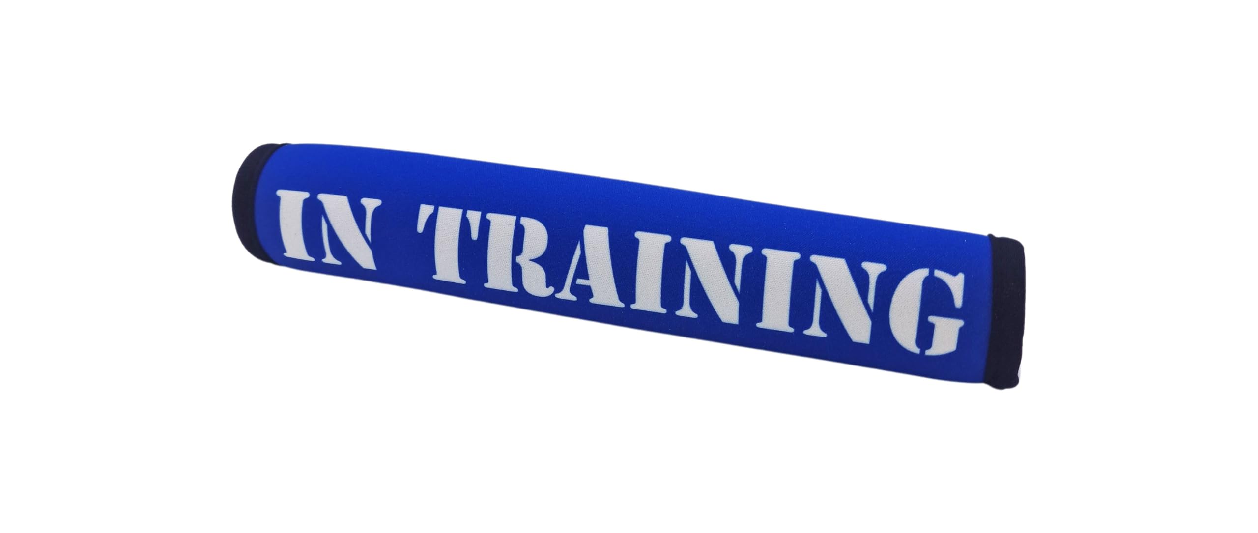 MD Gear Dog Lead Sleeve Friendly Reactive Assistance Dog In Training DO NOT PET Cover Soft Neoprene Leash Wrap (Blue, IN TRAINING)