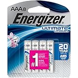 Energizer Ultimate Lithium AAA Batteries, 8 Count