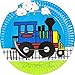 Train Party Supplies Packs (116 Pieces for 16 Guests) - Train Birthday Party, Train Party Decorations, Choo Choo Train Party Decorations, Train Track Theme Party, Blue Orchards