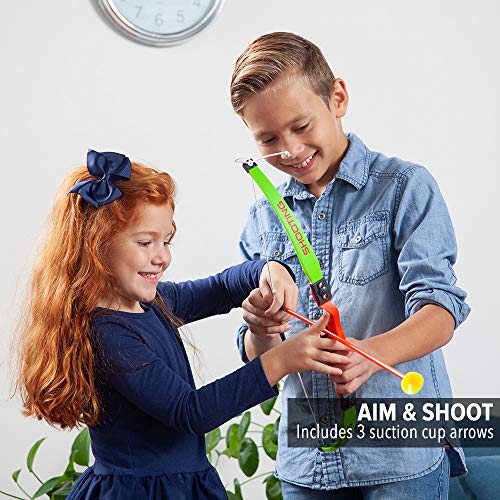 Sport Squad Bullseye Bash Magnetic Target Practice Game - Perfect Nerf Target for Shooting Practice - Includes Bow and Arrow for Kids and Flying Discs - Archery Toy Set for Boys and Girls - Thumbnail 2