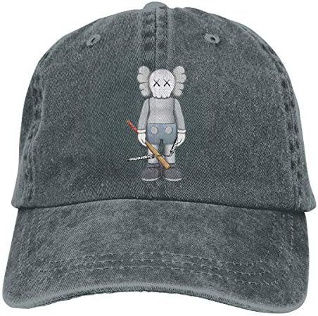 SUZETTE MUNOz Adjustable KAWS Cowboy Cotton Ball Hat Baseball Cap Comfortable and Breathable Deep Heather