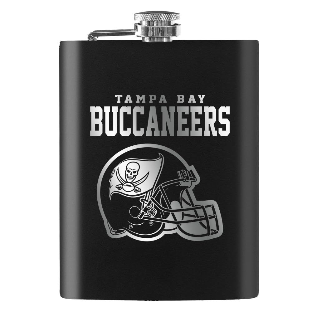 Tampa Bay Buccaneers NFL Hip Flask Stainless Steel Flask 235 ml
