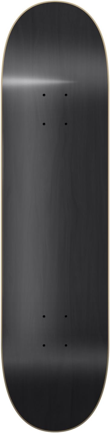 Yocaher Blank Skateboard Deck- Stained Black 7.75" Skateboards - Deck ONLY