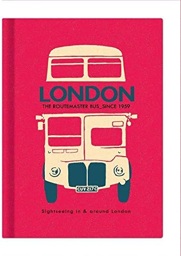 London Vantage Galore Collection Lined Notebook: Vy8643