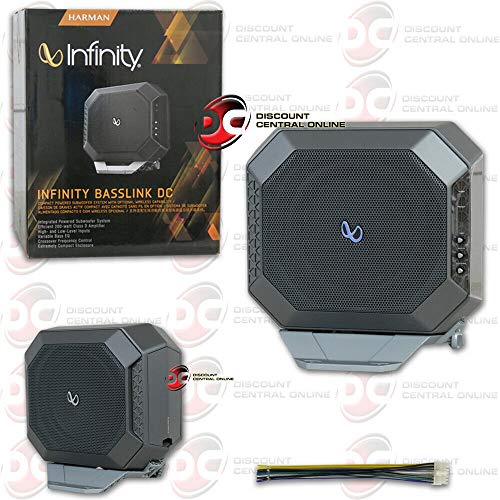 FidgetKute Infinity BASSLINK-DC 10" Powered CAR Audio SUBWOOFER 200 WATTS Peak Power Show One Size