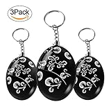 Personal Alarm, IEKA 120-DB SOS Emergency Self Defense Safety Keychain Alarm, Safe Sound Siren Suitable for Night Workers, Elderly, Kids, Students, Women and Valentine's Day Gift ( 3Pack)