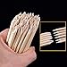 200 Packs Wood Sticks, Double Sided Nail Multifunctional Cuticle Pusher Remover Manicure Pedicure Tool