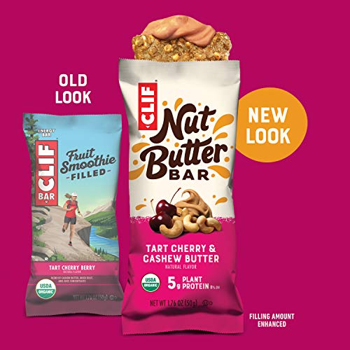 CLIF Nut Butter Bar Organic Snack Bars Tart Cherry Berry Organic