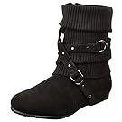 Faux Suede Slouchy Flat Ankle Boots Brown 5.5-10