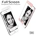 iPhone 6 Screen Protector, AmiCool Tempered Glass Full Protection Protector, [3D Touch Compatible] 9H Anti-Scratch Screen Protector for iPhone 6/6s (Rose Gold)