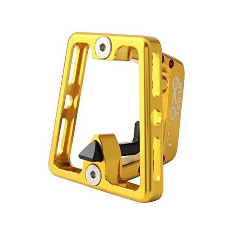 muqzi Lightweight Front Carrier Block for BROMPTON Aluminum GOLDEN