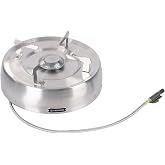 Fire-Maple Disc Camping Stove Remote Canister Gas Burner Outdoor Cooking | 11,942 BTU / 3.5KW Output, Stainless Steel, Max Load 11 lb / 5 kg, Non-slip Feet &amp; Pot Supports, Weight - 26.7 oz