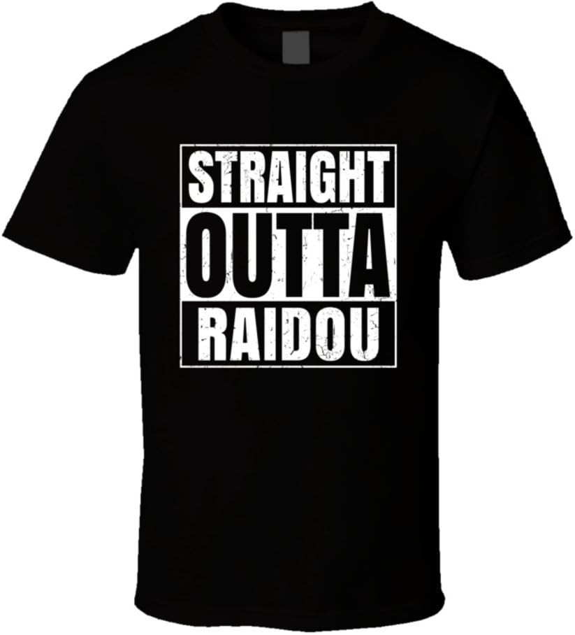 Straight Outta Raidou Favorite Video Game Character Cool Parody T Shirt