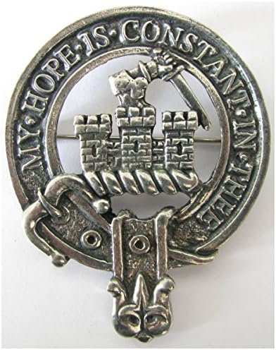Scottish Clan Crest Pewter Badge or Brooch - Choice of 50 Clans. Robust construction and Premium Quality. Made in Glasgow.
