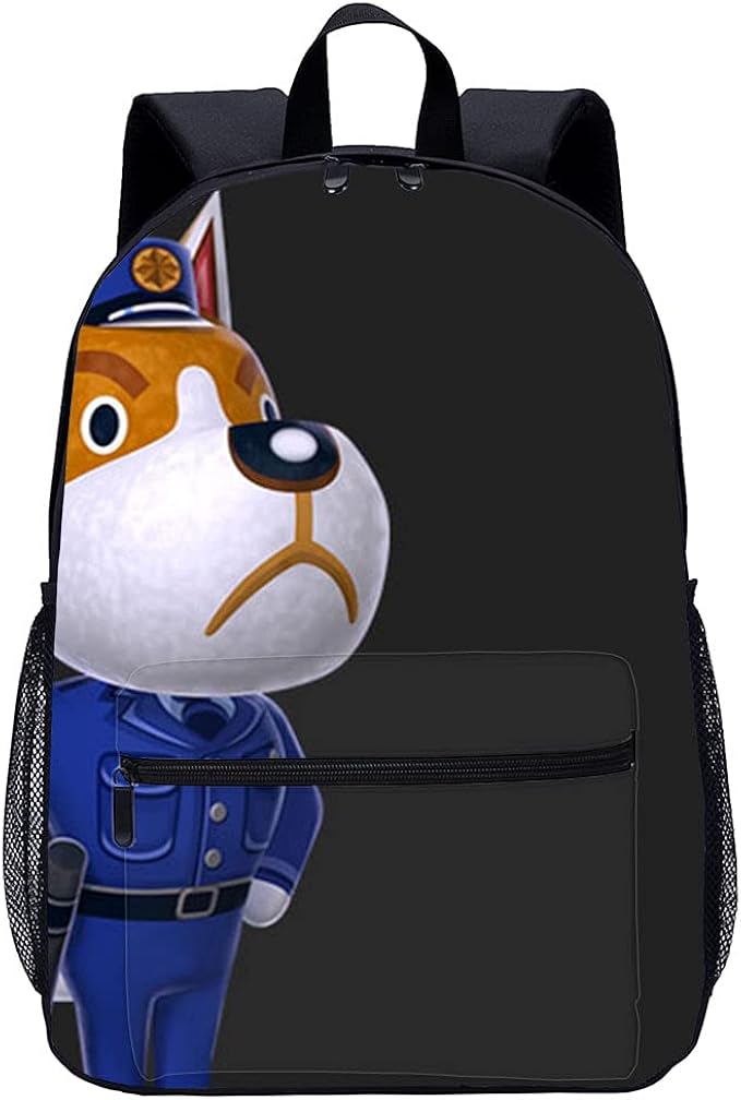 Personality Fashionable Kids Backpack Animal Crossing 3D Printed School