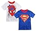 StylesILove Super Hero Soft Cotton Boy Tee Shirt (4T, Superman Blue)