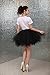 Adult Women 80's Tutu Skirt Layered Tulle Petticoat Halloween Tutu