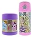 Thermos FUNtainer Vacuum Insulated Stainless Steel 10oz Food Jar & 12oz Water Bottle w/Straw Set - Tasteless and Odorless, BPA Free, Great for Children, Lunchbag, Travel - My Little Pony and Barbie