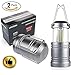LED Camping Lantern - YIFENG Ultra Bright Portable Military Grade LED Lantern 500 Lumens w/Magnetic Base- Collapsible, Waterproof - Best for Outdoor Camping, Emergency, Hurricane, Outage (2 pack)