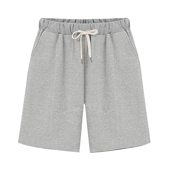 ladies elastic waist bermuda shorts