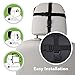 Baby Car Mirror for Back Seat | View Your Child in Rear Facing Car Seat | See Children or Pets in Backseat | X Large | Crash Tested Best Infant Safety Double-Strap Mirror | Wide Angle | Shatterproof