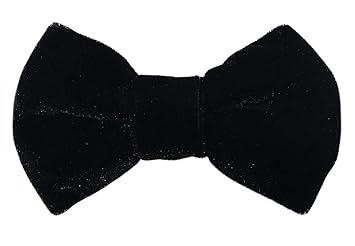 black velvet baby bow