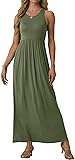 GRECERELLE Women Casual Sleeveless Maxi Long Beach