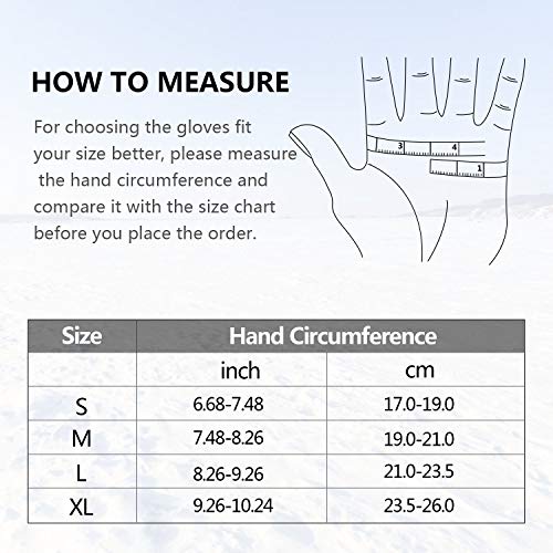 image for NICEWIN Touch Screen Cycling Gloves for Men Women Winter Cold Weather 