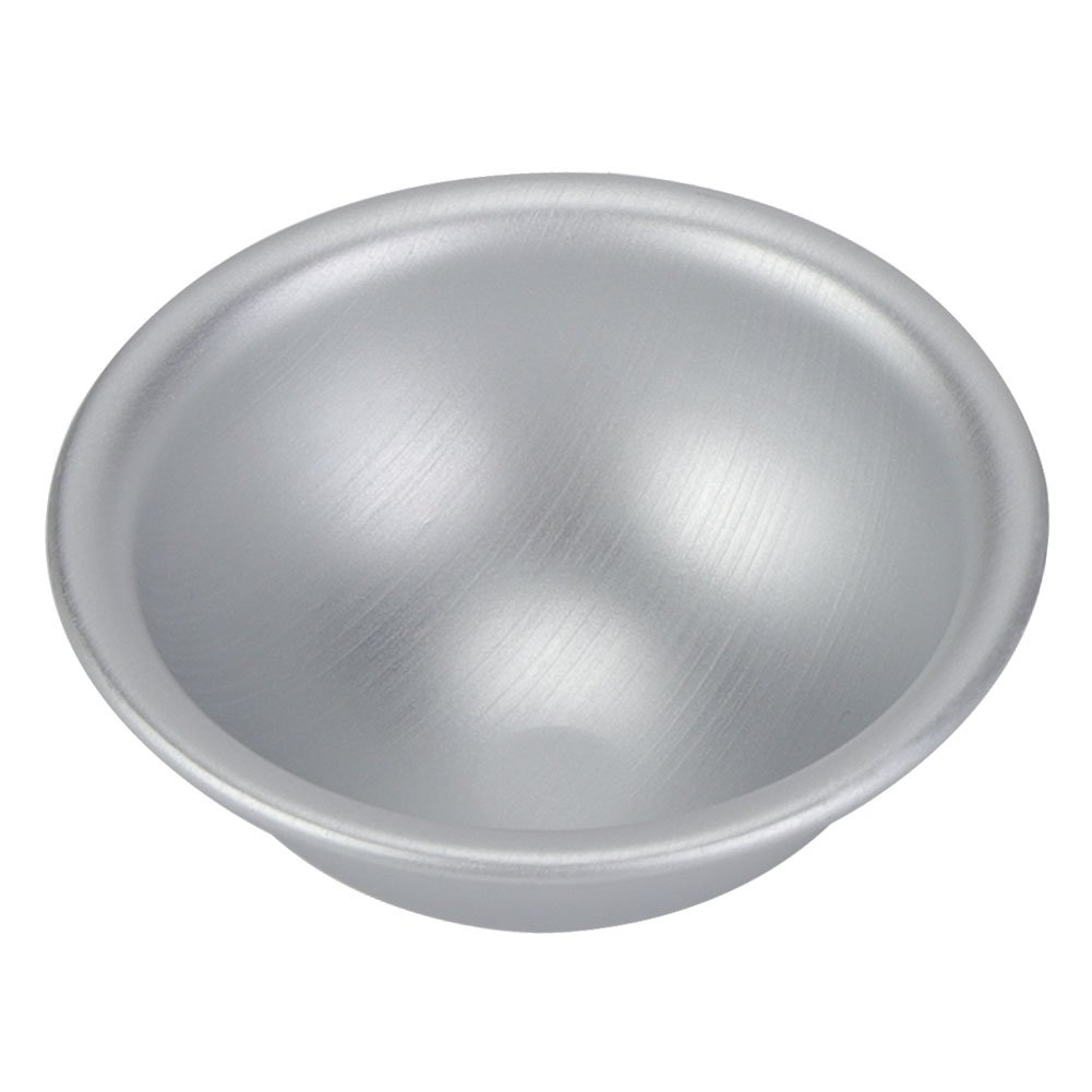 Fydun Semicircle Cake Mold, Cake Sphere Pan Semi-Circular Aluminum Alloy Hemisphere 10cm Chiffon Cake Pan Cake Mold Suitable for Baking Various Cakes for Making Soft Candy Cake Pudding Pastry