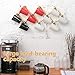 Timoo Expandable Hat Rack Accordion Hanger 10 Hooks Wall Rack for Coat, Hat, Cap, Belt, Coffee Mug, 2 Pack