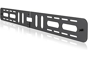 notiela Heavy-Duty Soundbar Wall Mount for Sonos Playbar Wall Mount Bracket for Space Saving - Durable Metal Mounting Bracket for Sonos Playbar Mount Under or Above TV Easy to Install