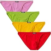 JINSHI Bikini Briefs Men Underwear Comfortable Sexy String Underpants
